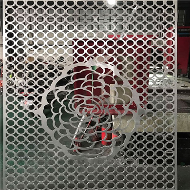 鏤空雕花全鋁屏風